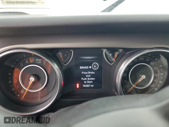2018 Jeep Wrangler Sport z VIN 1C4GJXAG6JW168823, wystawiony jako Copart lot #64035115 z przebiegiem 90 387 mil mil oraz Szkoda całkowita • Salvage title. Historia ofert i sprzedaży dostępna na DreamBid. Obrazek 9.
