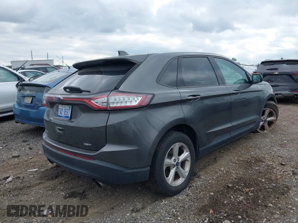 2018 Ford Edge SE with VIN 2FMPK4G97JBC02737, listed as a IAAI auction lot 41149223 with 116,706 mi miles and . Bid and sale history available at DreamBid. Image 4.