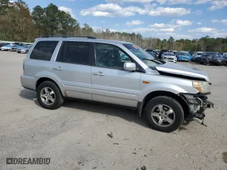 2006 Honda Pilot EX-L with RES with VIN 5FNYF28696B024099, listed as a Copart auction lot 50570925 with 0 mi miles and Salvage Title. Bid and sale history available at carsss.com. Image 4.