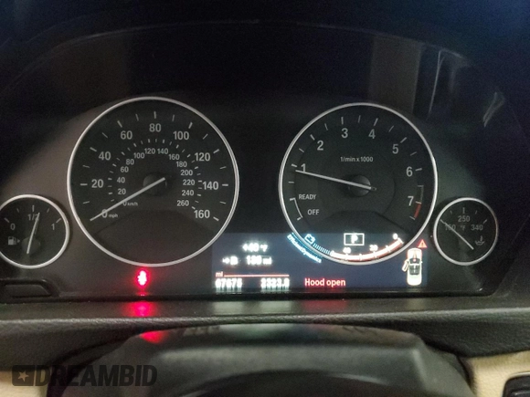 2015 BMW 4 Series 428i xDrive with VIN WBA3T1C58FP820289, listed as a Copart auction lot 84008124 with 67,675 mi miles and Salvage Title. Bid and sale history available at carsss.com. Image 9.