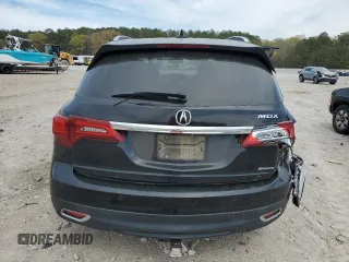2014 Acura MDX Advance with VIN 5FRYD4H83EB037575, listed as a Copart auction lot 50621255 with 129,417 mi miles and Salvage Title. Bid and sale history available at DreamBid. Image 6.