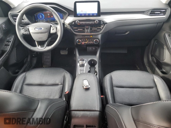 2022 Ford Escape Titanium with VIN 1FMCU9J94NUB02822, listed as a Copart auction lot 53014685 with 35,285 mi miles and Salvage title. Bid and sale history available at DreamBid. Image 8.