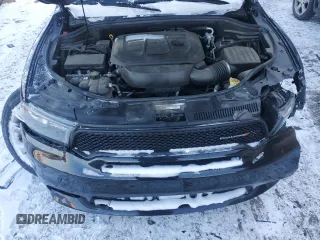 2019 Dodge Durango GT Plus with VIN 1C4RDJDG5KC722543, listed as a Copart auction lot 41857875 with 115,133 mi miles and Salvage Title. Bid and sale history available at carsss.com. Image 12.