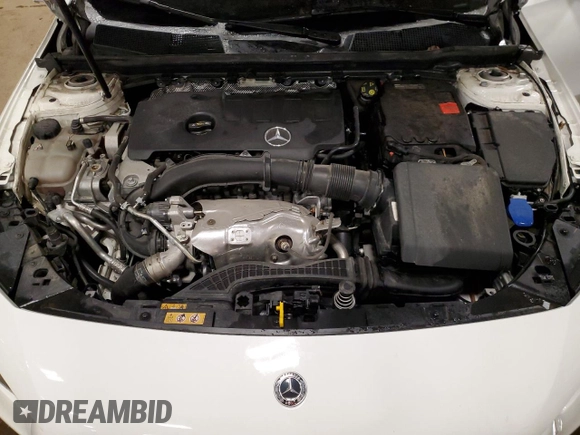 2022 Mercedes-Benz A 220 with VIN W1K3G4FB7NJ372242, listed as a Copart auction lot 44245955 with 44,009 mi miles and Salvage Title. Bid and sale history available at DreamBid. Image 11.