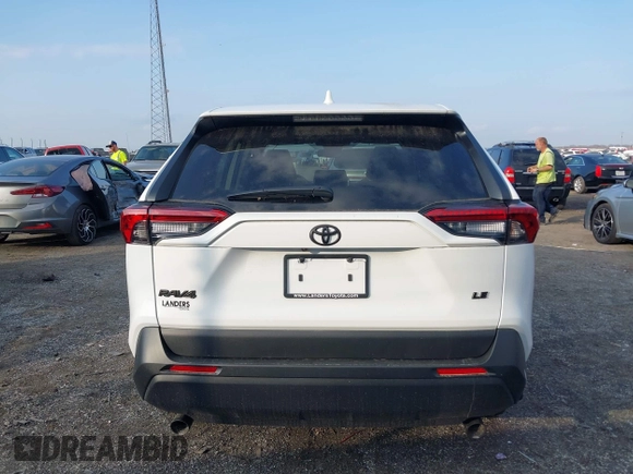 2024 Toyota RAV4 LE with VIN 2T3H1RFV5RW355844, listed as a IAAI auction lot 41515822 with 388 mi miles. Bid and sale history available at carsss.com. Image 16.