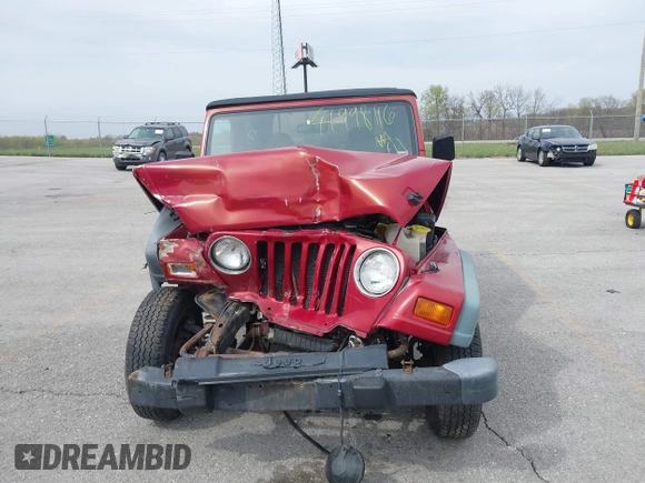 1998 Jeep Wrangler SE with VIN 1J4FY29PXWP785510, listed as a IAAI auction lot 41998116 with 92,390 mi miles and . Bid and sale history available at DreamBid. Image 12.