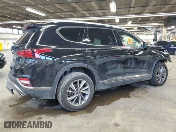 2020 Hyundai Santa Fe Limited with VIN 5NMS5CAD1LH295126, listed as a Copart auction lot 47003355 with 0 mi miles and Salvage Title. Bid and sale history available at carsss.com. Image 3.