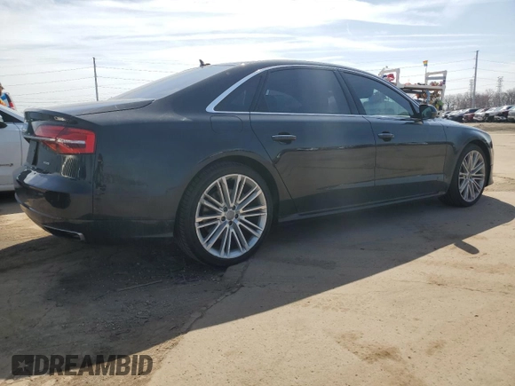 2017 Audi A8 z VIN WAU44AFD6HN009450, wystawiony jako Copart lot #49825685 z przebiegiem 72 849 mil mil oraz Tytuł czysty. Historia ofert i sprzedaży dostępna na DreamBid. Obrazek 3.