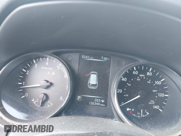 2017 Nissan Rogue SV with VIN 5N1AT2MV1HC793831, listed as a IAAI auction lot 42646583 with 126,390 mi miles and . Bid and sale history available at DreamBid. Image 7.