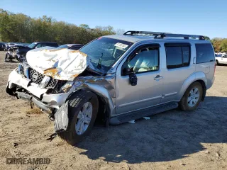 2005 Nissan Pathfinder LE with VIN 5N1AR18W75C723628, listed as a Copart auction lot 81183784 with 164,206 mi miles and Clean Title. Bid and sale history available at carsss.com. Image 1.