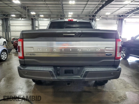 2021 Ford F-150 XL with VIN 1FTFW1ED2MFB67294, listed as a Copart auction lot 51073295 with 54,606 mi miles and Salvage Title. Bid and sale history available at carsss.com. Image 6.