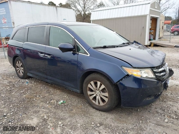 2016 Honda Odyssey EX-L with VIN 5FNRL5H69GB044711, listed as a IAAI auction lot 41356617 with NaN miles. Bid and sale history available at carsss.com. Image 1.
