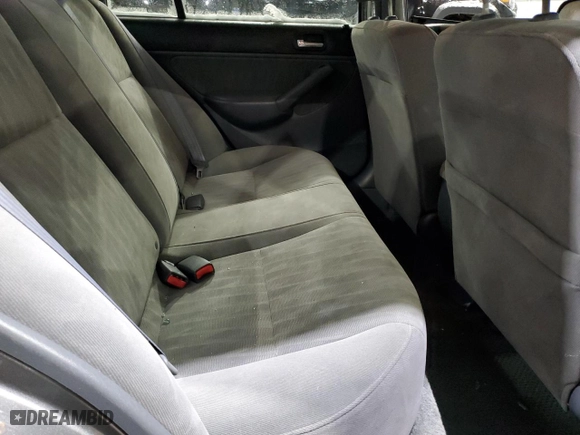 2005 Honda Civic Sdn LX SSRS with VIN 2HGES166X5H560369, listed as a Copart auction lot 89310765 with 135,818 mi miles and Salvage Title. Bid and sale history available at carsss.com. Image 10.