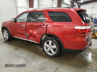 2011 Dodge Durango Citadel with VIN 1D4RE5GGXBC599342, listed as a Copart auction lot 45366975 with 191,455 mi miles and Salvage Title. Bid and sale history available at carsss.com. Image 2.