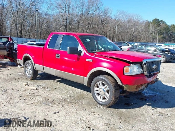 2005 Ford F-150 XLT with VIN 1FTPX12555NB76674, listed as a IAAI auction lot 41371363 with 137,782 mi miles. Bid and sale history available at carsss.com. Image 1.