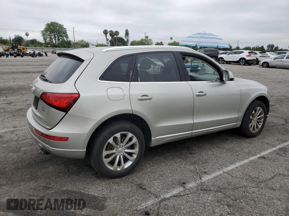 2015 Audi Q5 Premium Plus with VIN WA1LFAFP3FA125125, listed as a Copart auction lot 56870885 with 123,840 mi miles and Salvage title. Bid and sale history available at DreamBid. Image 3.