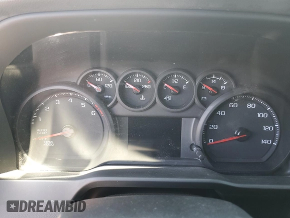 2022 Chevrolet Silverado 1500 Custom with VIN 1GCPABEK3NZ535764, listed as a Copart auction lot 53721735 with Not Provided miles and Salvage Title. Bid and sale history available at DreamBid. Image 9.