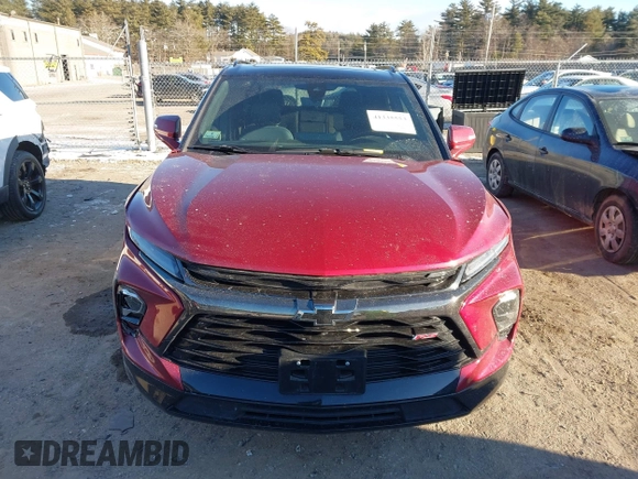 2023 Chevrolet Blazer RS with VIN 3GNKBKRS3PS220035, listed as a IAAI auction lot 41335553 with 21,739 mi miles and . Bid and sale history available at DreamBid. Image 12.