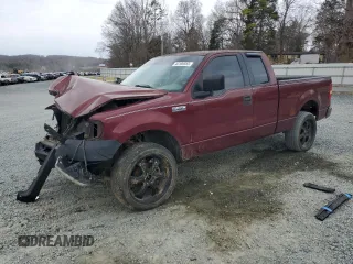 2005 Ford F-150 STX with VIN 1FTRX12W65NA78366, listed as a Copart auction lot 44186555 with 0 mi miles and Salvage Title. Bid and sale history available at carsss.com. Image 1.