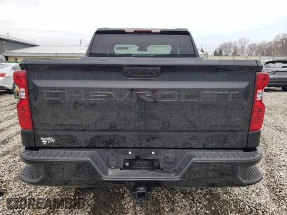 2024 Chevrolet Silverado 1500 Custom with VIN 3GCPDBEK8RG158264, listed as a Copart auction lot 46501385 with 2,382 mi miles and Salvage Title. Bid and sale history available at DreamBid. Image 6.