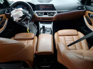 2020 BMW 3 Series 330i xDrive with VIN 3MW5R7J06L8B30505, listed as a Copart auction lot 60885315 with 77,663 mi miles and Salvage title. Bid and sale history available at DreamBid. Image 8.