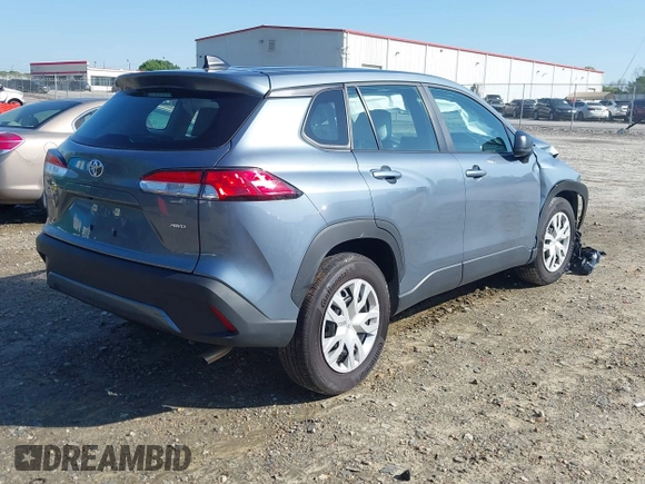 2024 Toyota Corolla Cross L with VIN 7MUAAABGXRV092221, listed as a IAAI auction lot 41984725 with 12,699 mi miles and . Bid and sale history available at DreamBid. Image 4.