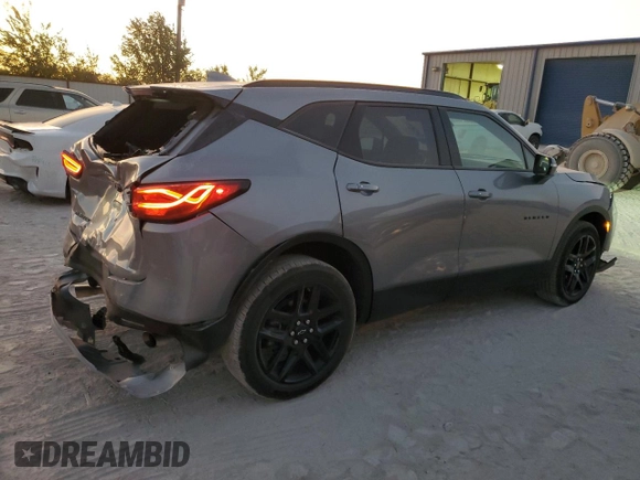 2024 Chevrolet Blazer LT with VIN 3GNKBDR48RS198954, listed as a Copart auction lot 78178114 with 6,875 mi miles and Salvage title. Bid and sale history available at DreamBid. Image 3.