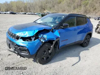 2023 Jeep Compass Trailhawk with VIN 3C4NJDDN2PT510783, listed as a Copart auction lot 54378135 with 17,361 mi miles and Salvage title. Bid and sale history available at DreamBid. Image 1.