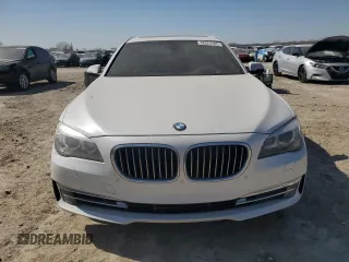 2015 BMW 7 Series 740Li with VIN WBAYE4C54FD947298, listed as a Copart auction lot 48323785 with 81,570 mi miles and Salvage Title. Bid and sale history available at DreamBid. Image 5.