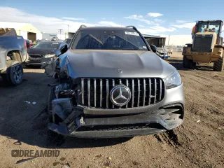 2021 Mercedes-Benz GLS with VIN 4JGFF8KE6MA515418, listed as a Copart auction lot 80118884 with 23,533 mi miles and Salvage Title. Bid and sale history available at carsss.com. Image 5.