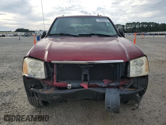 2008 GMC Envoy SLT with VIN 1GKDT13S682156012, listed as a Copart auction lot 74489254 with 170,267 mi miles and Salvage Title. Bid and sale history available at carsss.com. Image 5.