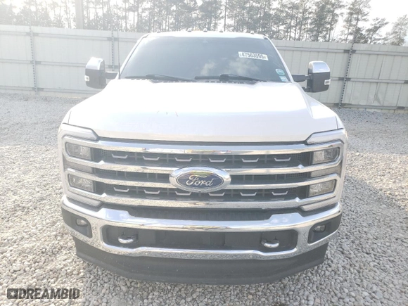2023 Ford Super Duty F-250 SRW XL with VIN 1FT8W2BT7PED61162, listed as a Copart auction lot 47563595 with 37,613 mi miles and Salvage Title. Bid and sale history available at carsss.com. Image 5.