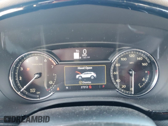 2023 Cadillac XT5 FWD Premium Luxury with VIN 1GYKNCR48PZ132957, listed as a Copart auction lot 42132845 with 27,312 mi miles and Salvage Title. Bid and sale history available at carsss.com. Image 9.