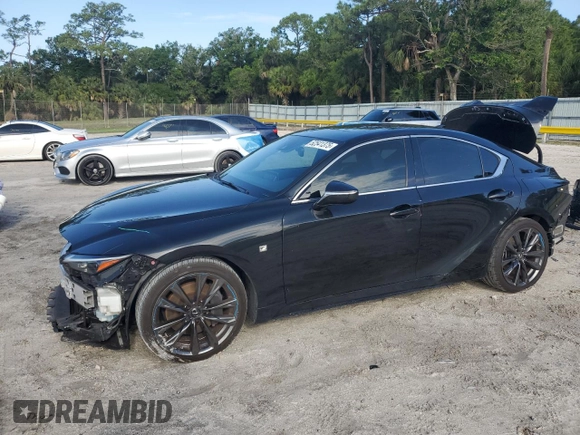 2022 Lexus IS 350 F Sport z VIN JTHGZ1B25N5058137, wystawiony jako Copart lot #52541375 z przebiegiem 121 963 mil mil oraz Szkoda całkowita • Salvage title. Historia ofert i sprzedaży dostępna na DreamBid. Obrazek 1.