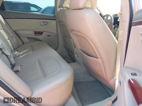 2006 Hyundai Azera SE with VIN KMHFC46F86A051104, listed as a IAAI auction lot 41923493 with Not Provided miles and . Bid and sale history available at DreamBid. Image 8.