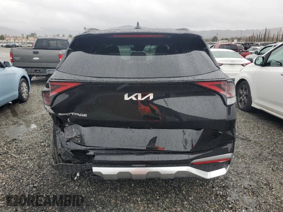 2024 Kia Sportage SX-Prestige with VIN 5XYK53DF4RG201594, listed as a Copart auction lot 45287835 with 4,790 mi miles and Salvage Title. Bid and sale history available at carsss.com. Image 6.