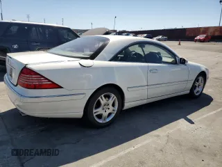 2004 Mercedes-Benz CL with VIN WDBPJ75J64A041172, listed as a Copart auction lot 52447335 with 89,388 mi miles and Salvage Title. Bid and sale history available at carsss.com. Image 3.