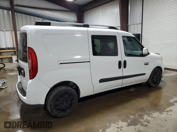 2016 Ram ProMaster City Cargo Tradesman SLT with VIN ZFBERFBT8G6B77060, listed as a Copart auction lot 47916345 with 94,480 mi miles and Salvage Title. Bid and sale history available at DreamBid. Image 3.