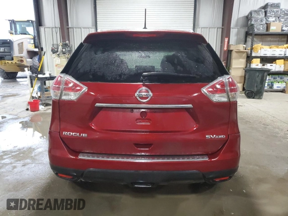 2016 Nissan Rogue SL with VIN 5N1AT2MV8GC889020, listed as a Copart auction lot 43155455 with 134,841 mi miles and Salvage Title. Bid and sale history available at DreamBid. Image 6.