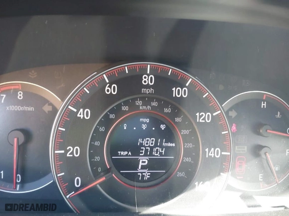 2016 Honda Accord Sedan Sport with VIN 1HGCR2F50GA195220, listed as a IAAI auction lot 41637697 with 148,811 mi miles. Bid and sale history available at carsss.com. Image 7.