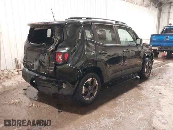 2017 Jeep Renegade Sport z VIN ZACCJBAB0HPF90020, wystawiony jako IAAI lot #41448714 z przebiegiem 93 272 mil mil oraz . Historia ofert i sprzedaży dostępna na DreamBid. Obrazek 4.
