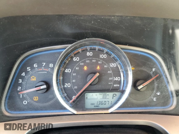 2013 Toyota RAV4 Limited with VIN 2T3DFREV7DW035225, listed as a Copart auction lot 64301265 with 136,071 mi miles and Salvage title. Bid and sale history available at DreamBid. Image 9.
