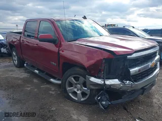 2018 Chevrolet Silverado 1500 LT with VIN 3GCPCREC4JG459204, listed as a IAAI auction lot 41301083 with 127,534 mi miles. Bid and sale history available at carsss.com. Image 1.