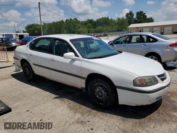 2000 Chevrolet Impala with VIN 2G1WF55EXY9111918, listed as a Copart auction lot 62153055 with 163,841 mi miles and Salvage title. Bid and sale history available at DreamBid. Image 4.