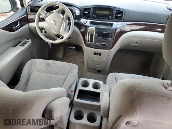 2013 Nissan Quest SV with VIN JN8AE2KP3D9070402, listed as a Copart auction lot 60081504 with 119,298 mi miles and Salvage Title. Bid and sale history available at carsss.com. Image 8.