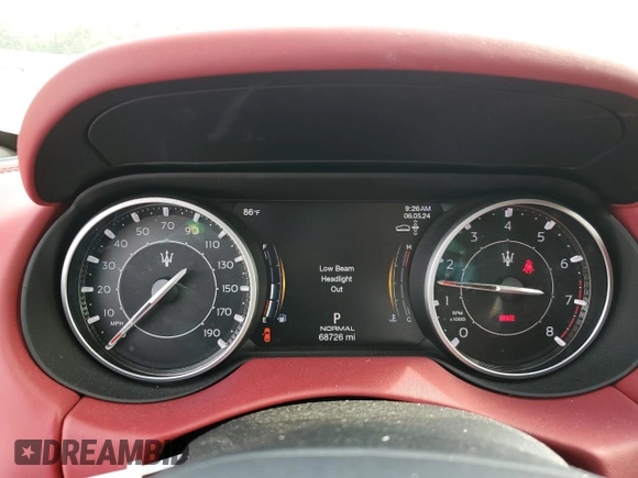 2021 Maserati Levante GT with VIN ZN661XUAXMX372301, listed as a Copart auction lot 57548054 with 68,726 mi miles and Salvage Title. Bid and sale history available at carsss.com. Image 9.