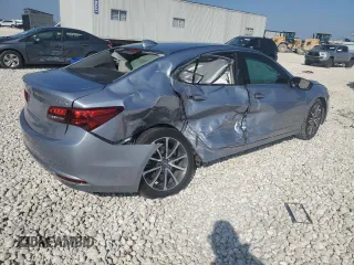 2016 Acura TLX V6 with VIN 19UUB2F35GA003829, listed as a Copart auction lot 44082455 with 85,650 mi miles and Salvage Title. Bid and sale history available at carsss.com. Image 3.