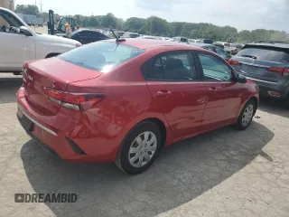 2023 Kia Rio S with VIN 3KPA24AD7PE607814, listed as a Copart auction lot 68135784 with 8,658 mi miles and Salvage Title. Bid and sale history available at DreamBid. Image 3.