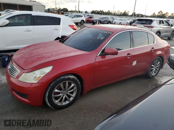2007 Infiniti G35 Journey with VIN JNKBV61E57M724646, listed as a Copart auction lot 73768754 with Not Provided miles and Non Repairable. Bid and sale history available at DreamBid. Image 1.