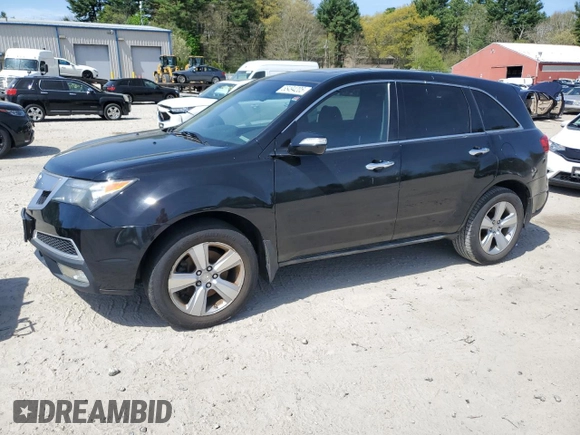 2010 Acura MDX Technology Pkg with VIN 2HNYD2H65AH529544, listed as a Copart auction lot 55494205 with 195,830 mi miles and Clean Title. Bid and sale history available at carsss.com. Image 1.